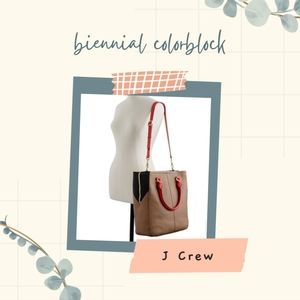 J Crew Biennial Colorblock Tote